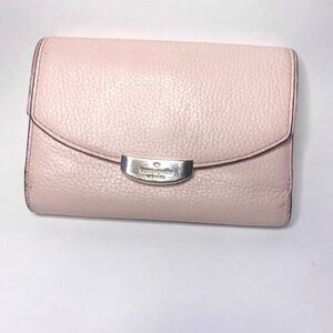 kate spade Light Pink Pebbled Leather Wallet